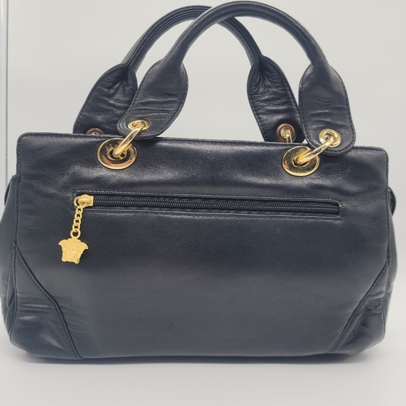 GIANNI VERSACE 1990 Couture Lambskin Leather Handbag - Picture 2 of 13